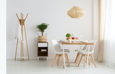 Dining room in apartment