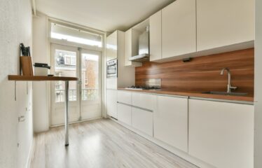 Kitchen in modern apartment